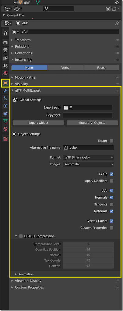 gltfmultiexport