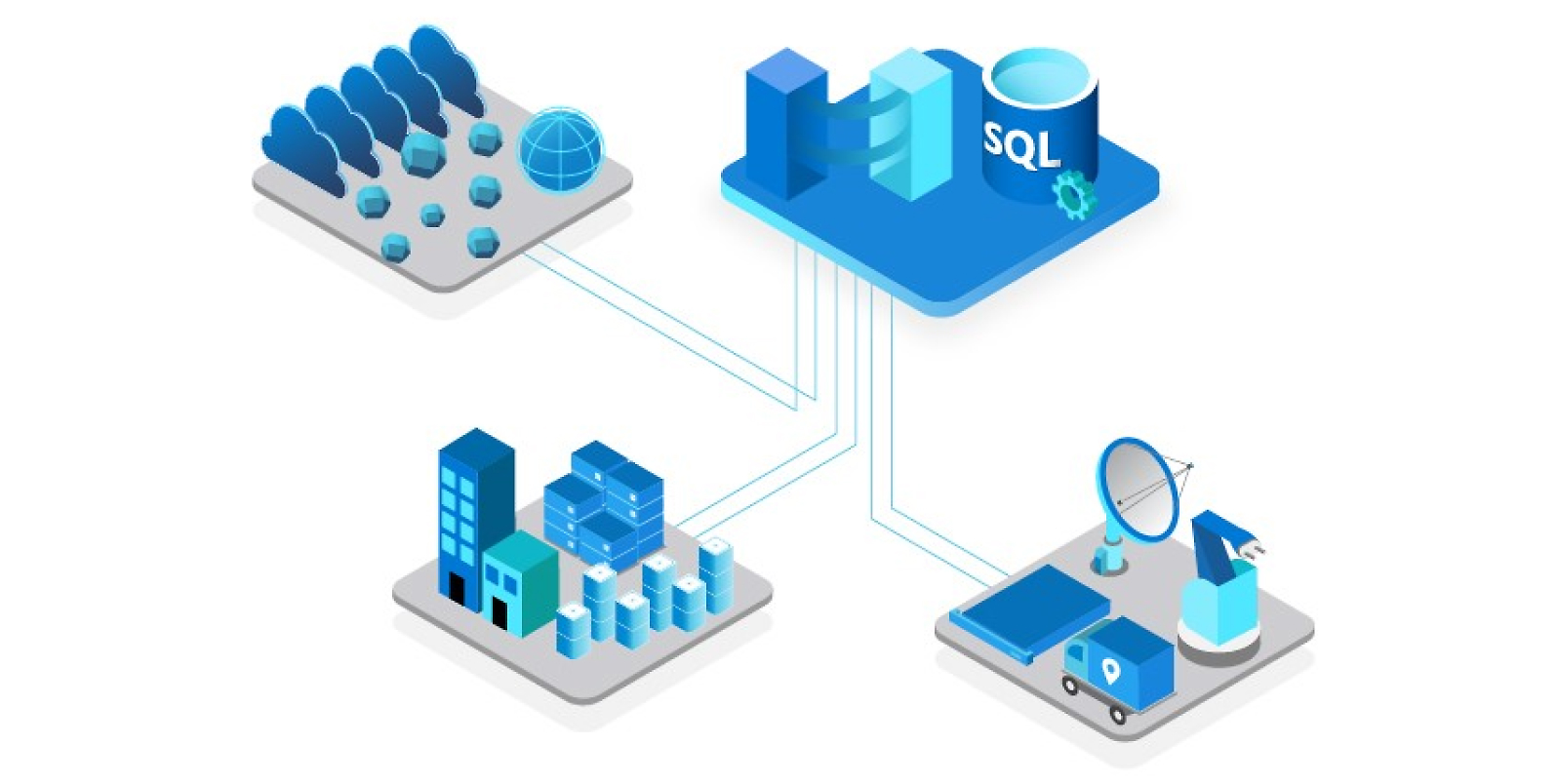 显示 SQL Server 2022 功能的图像。