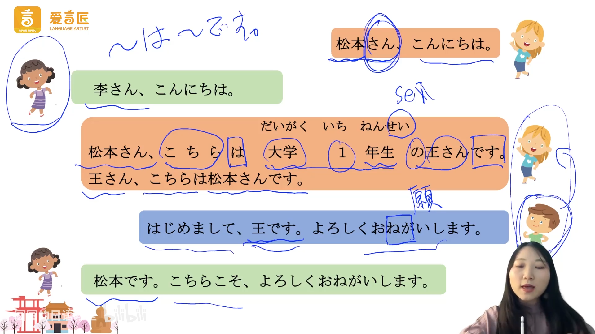 自我介绍——三个人的对话