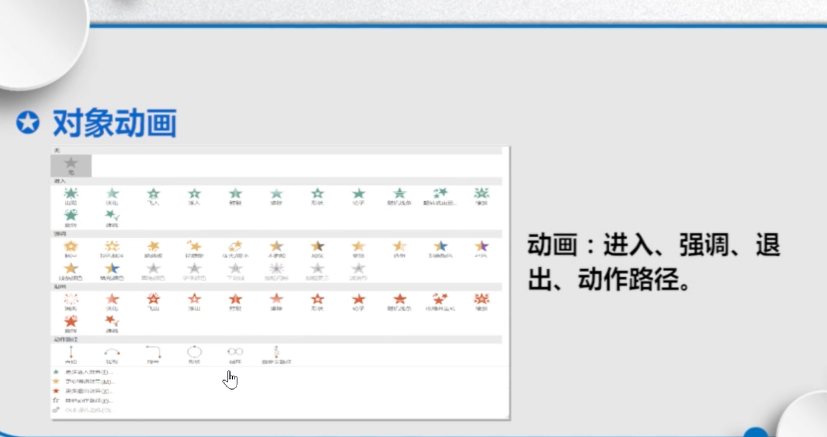 对象画面