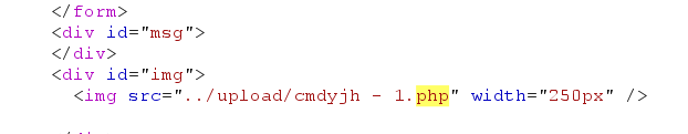 <div "msg 
<div 
<img src=" . / upload/ cmdyih — 
I. php" 
width= Opx 