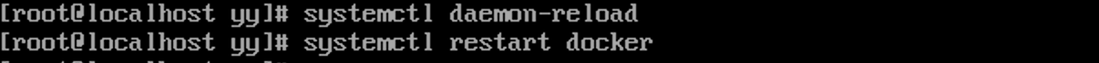restart docker