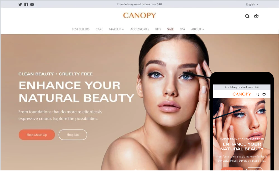 shopify Canopy主题模板