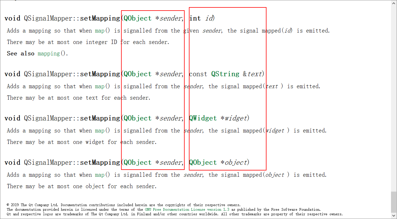 void QSignalMapper::setMapping