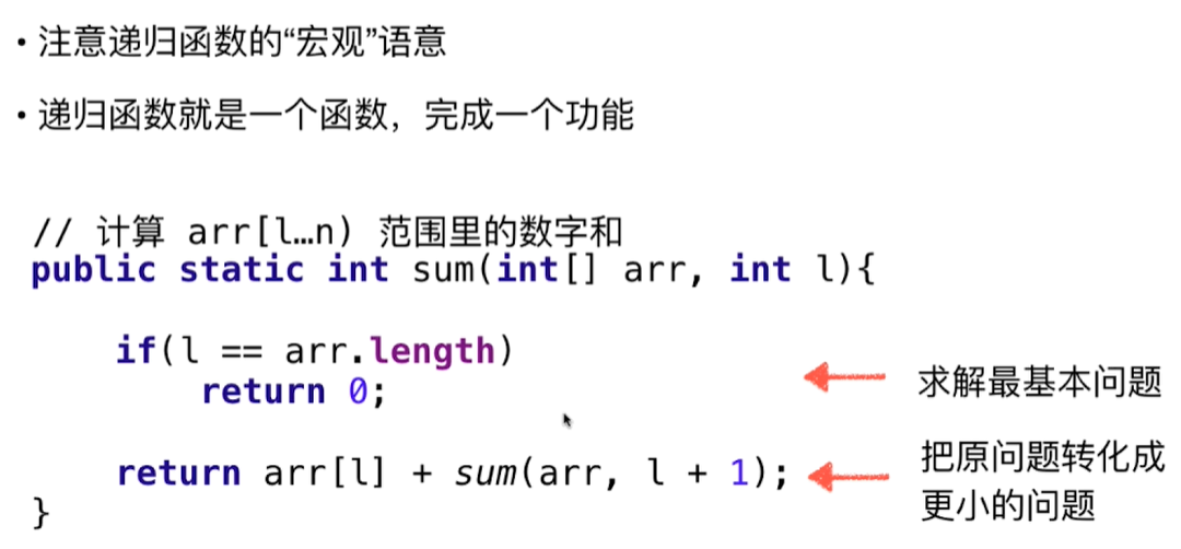 递归代码解析