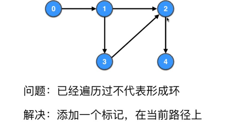 有向图环检测