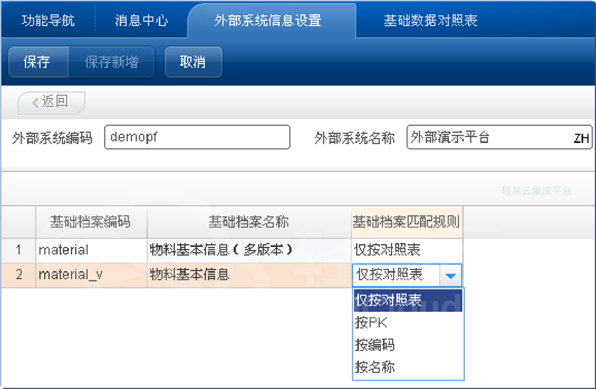 用友NC产品接口开发，通过轻易云数据集成平台快速调用_配置文件_03