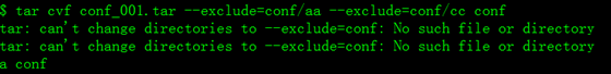 使用tar打包，如何排除某些文件夹呢？_压缩包_03