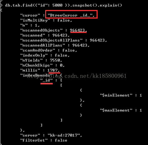 MongoDB 基础（三）mongodb 中的索引使用_默认值_10