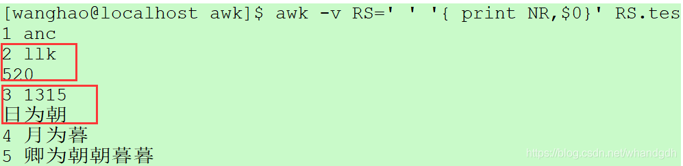Linux脚本攻略学习笔记之awk分隔符、变量实例演示_awk变量实例演示_12