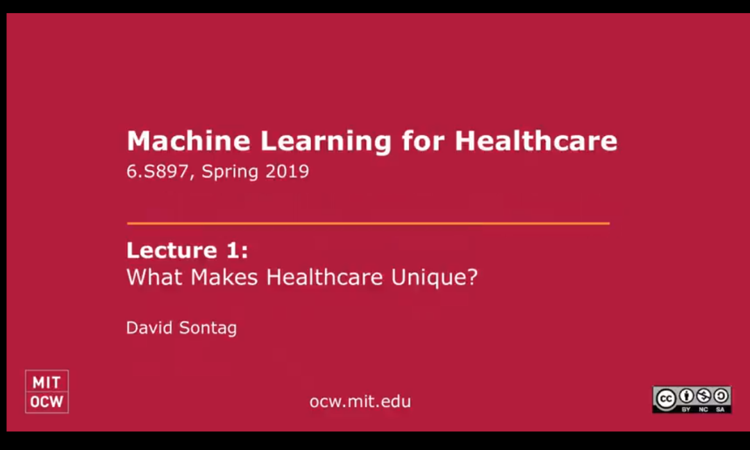 MIT-医疗机器学习2019-课程推荐_tensorflow