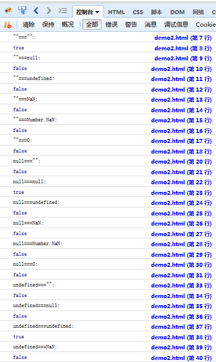 JS 特殊数据类型的 == 和 === 比较_javascript_03