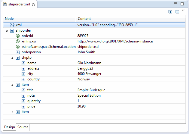 【Web开发指南】MyEclipse XML编辑器的高级功能简介_eclipse_02