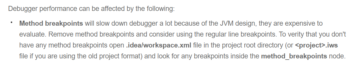 Method breakpoints