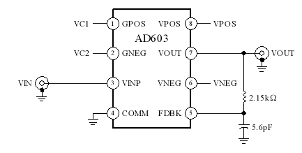 VOUT与FDBK接入电阻REXT