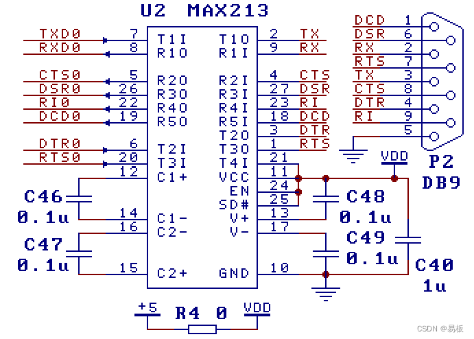 USB 转 9 线 RS232 串口