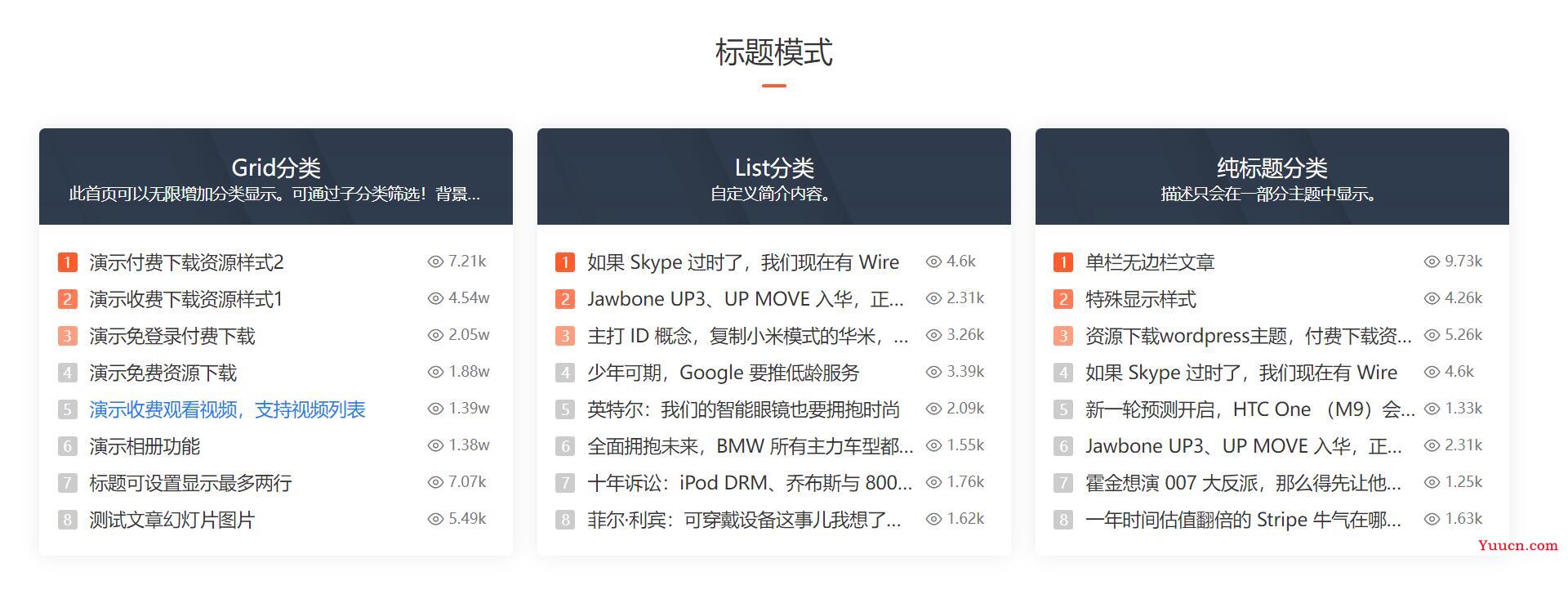 WordPress资源下载主题 Modown 书面使用教程