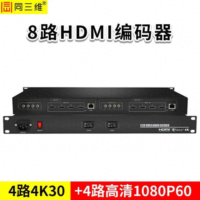 同三维T80001EH8 8路高清HDMI编码器